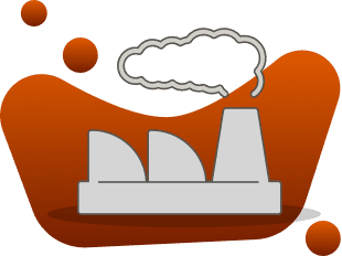 Ilustração de fábrica